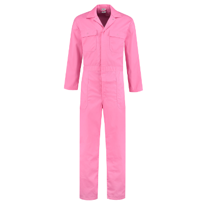 Overall drukknopen Polyester/Katoen - Roze