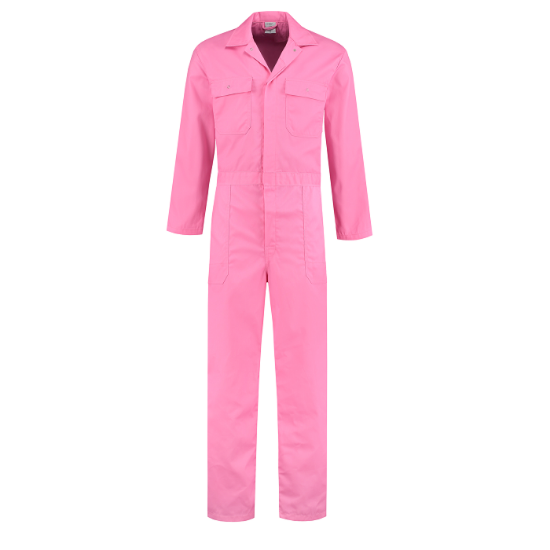 Overall drukknopen Polyester/Katoen - Roze