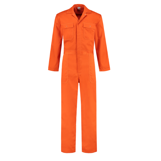 Afbeeldingen van Overall oranje mt. 62