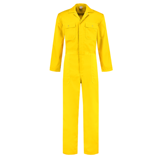 Afbeeldingen van Kinderoverall Geel mt. 104