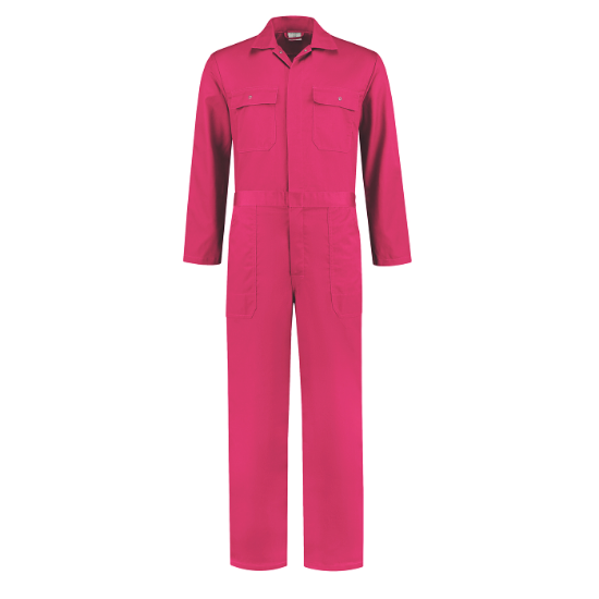 Afbeeldingen van Kinderoverall Fuchsia mt. 104