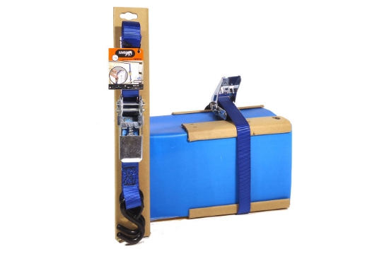 Afbeeldingen van Spanband 5m medium 600 kg met S-haken