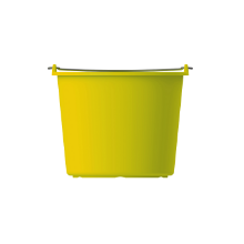 Emmer 12 liter geel