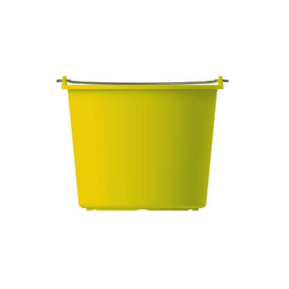 Emmer 12 liter geel