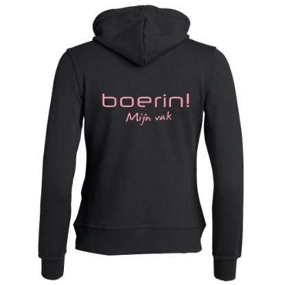 Hoodie 'Boerin! Mijn vak'