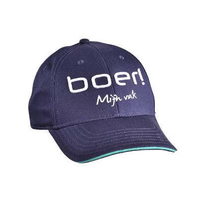 Cap - Boer! Mijn vak - blauw